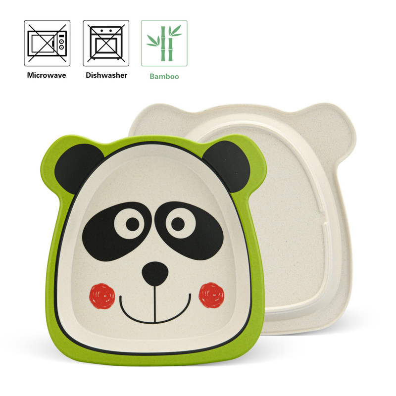 Fissman Dinner Set Panda 3 Pcs (Bamboo Fibre)
