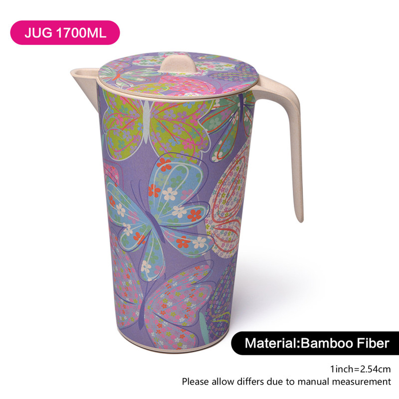 Fissman Jug Flower 1700ml (Bamboo Fibre)