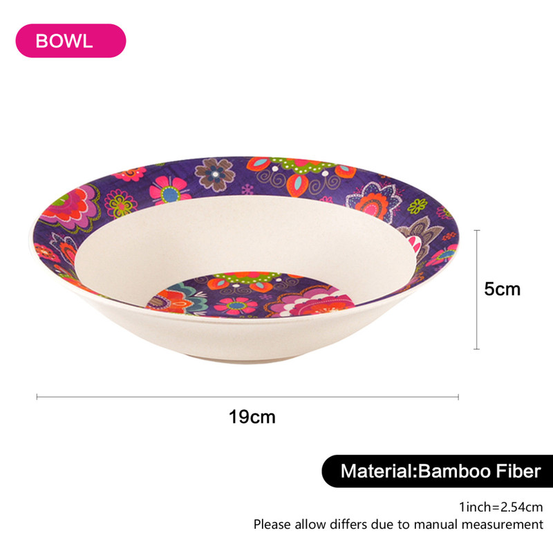 Fissman Deep Plate Purpur 19x5cm (Bamboo Fibre)