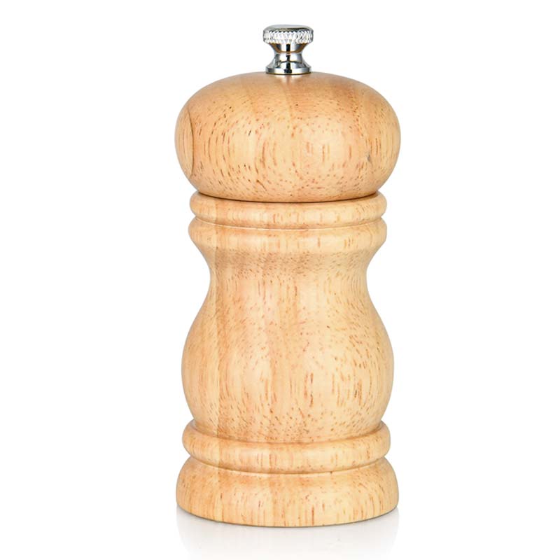 Fissman Salt & Pepper Mill 11x5cm (Rubber Wood Body With Ceramic Grinder)