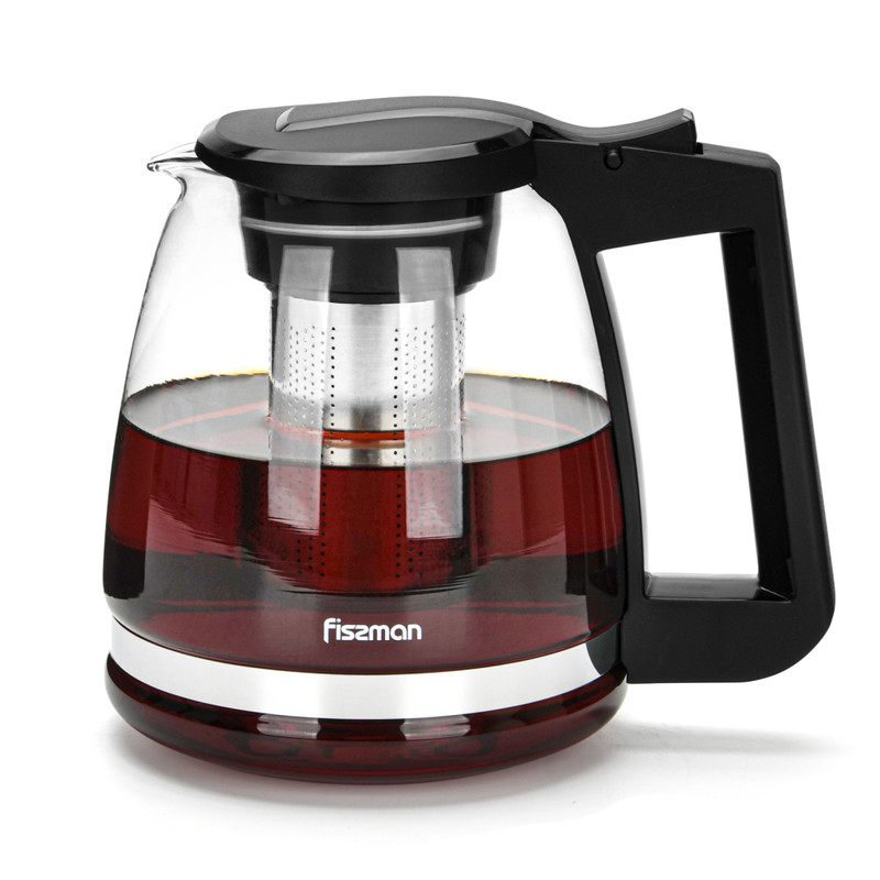 Fissman Tea Pot 1600ml With Filter (Glass)