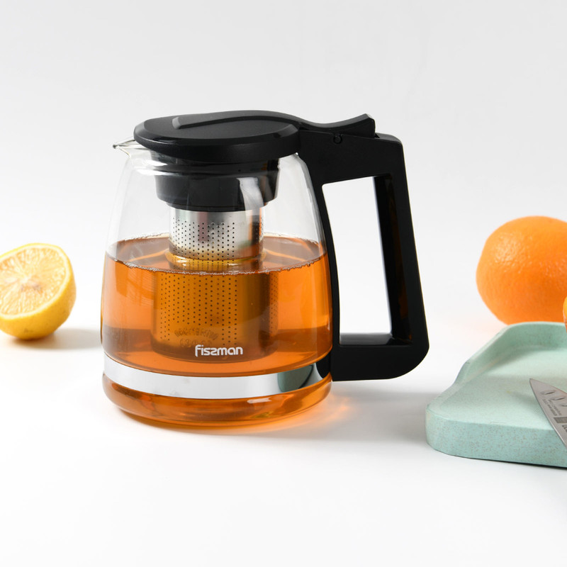 Fissman Tea Pot 1600ml With Filter (Glass)