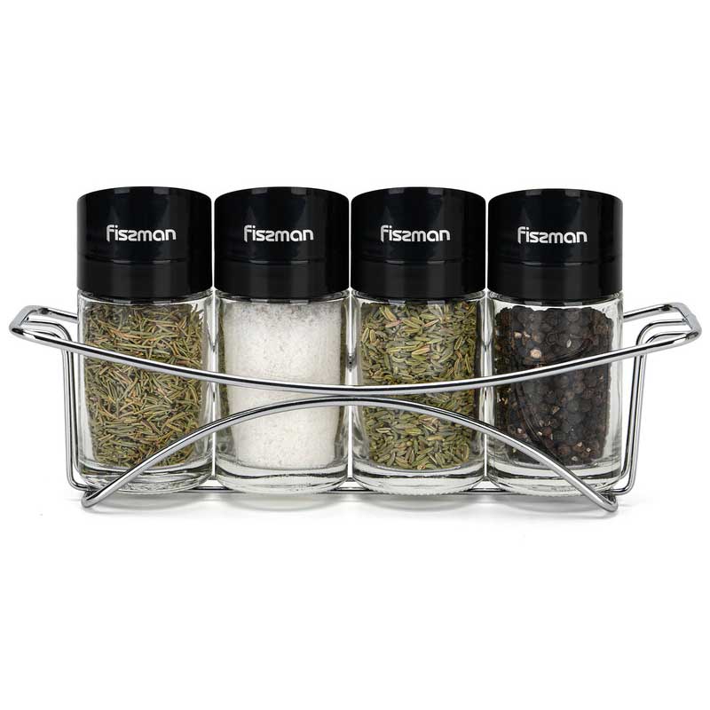 Fissman Condiment Set 5 Pcs (Glass)