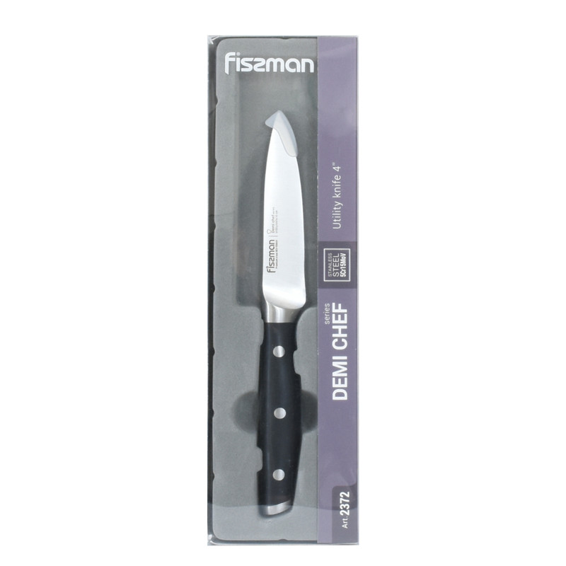 Fissman 4" Utility Knife Demi Chef (5cr15mov Blade)