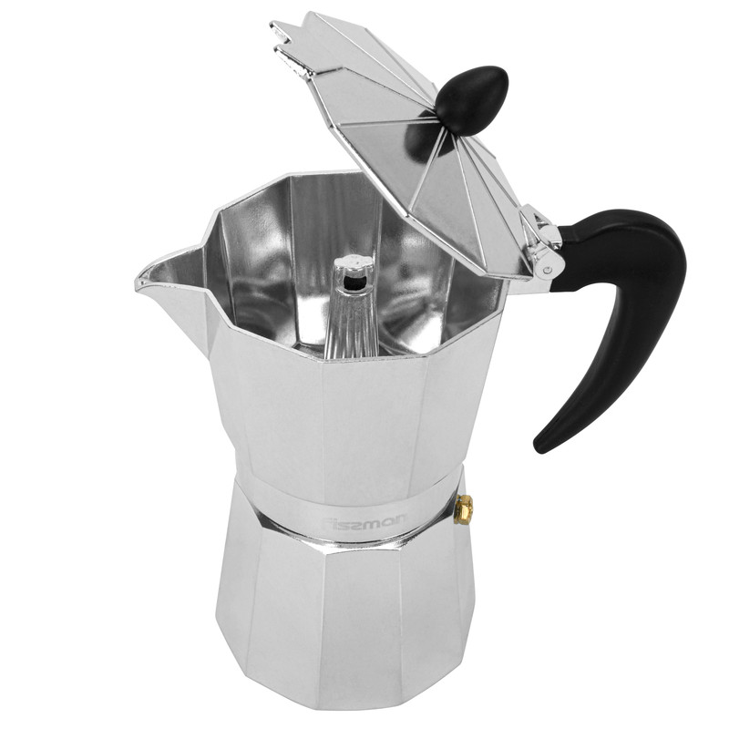 Fissman Coffee Maker (300ml) For 6 Cups (Aluminium)