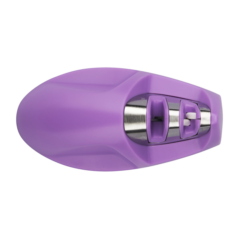 Fissman Knife Sharpener 10x4x5cm. Lilac (Carbide And Ceramic)