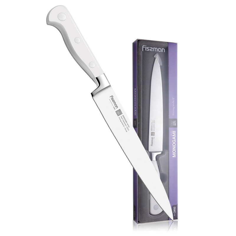Fissman 8" Slicing Knife Monogami (X50crmov15 Steel)