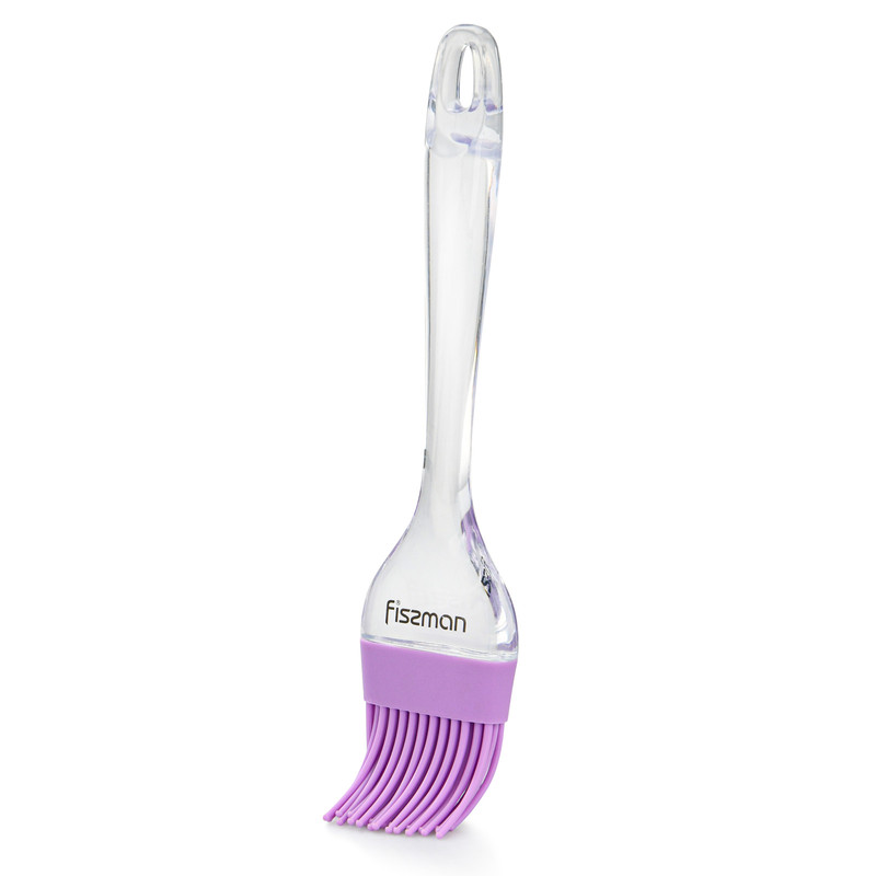 Fissman Brush with Transparent Handle Purple 22cm