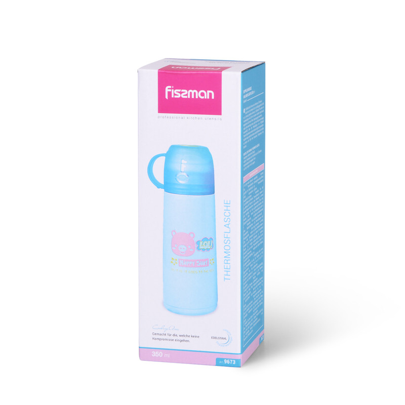 Fissman Double Wall Vacuum Bottle 350ml (Stainless Steel)