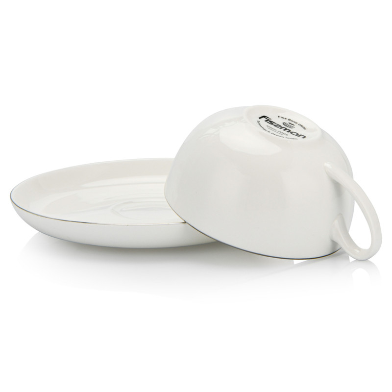 Fissman Mug And Saucer Orfei 200ml (Porcelain)