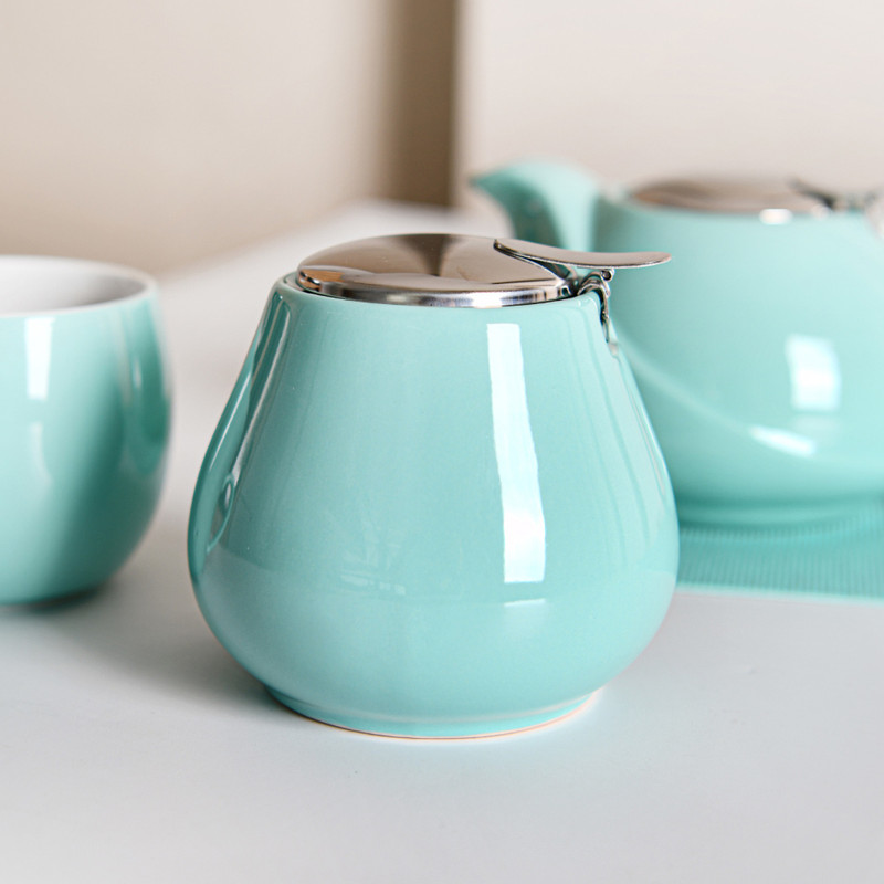 Fissman Sugar Bowl 600ml Aquamarine (Ceramic)
