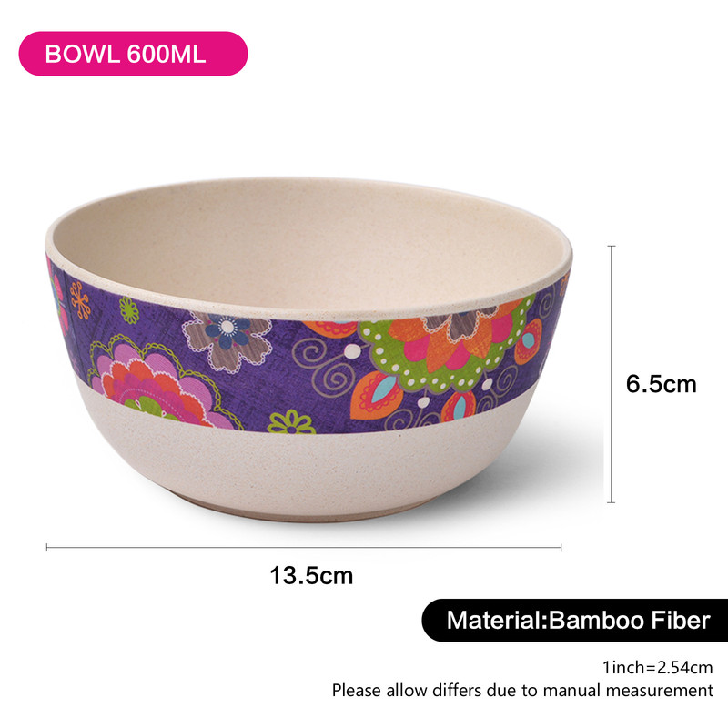 Fissman Bowl Purpur 14x6.5cm/600ml (Bamboo Fibre)