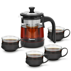 Fissman Tea Set 5 Pcs. (Glass)