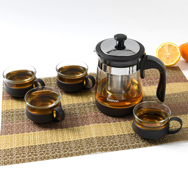 Fissman Tea Set 5 Pcs. (Glass)