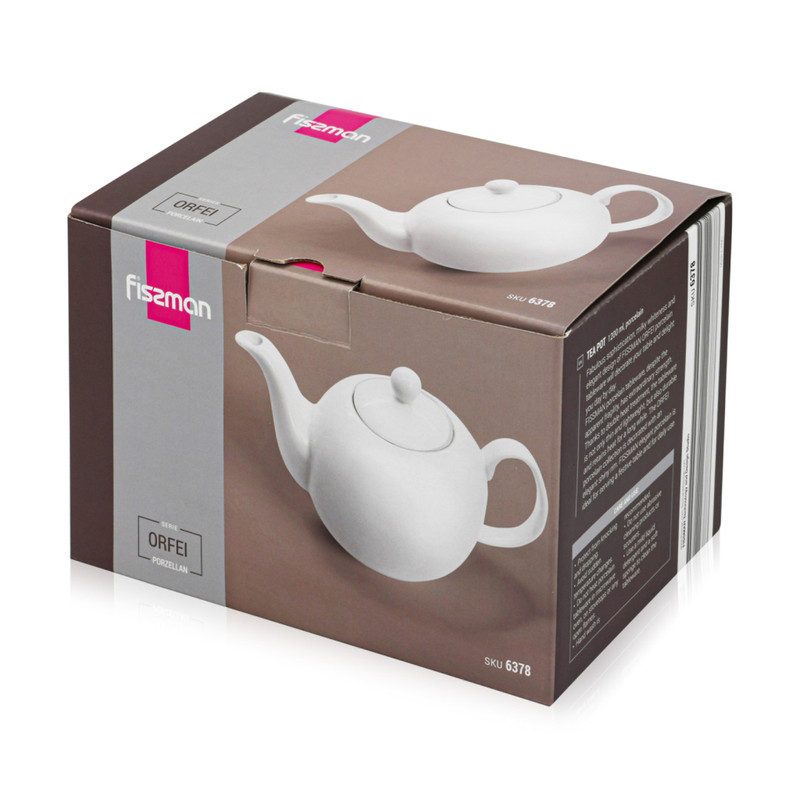 Fissman Tea Pot Orfei 1200ml (Porcelain)