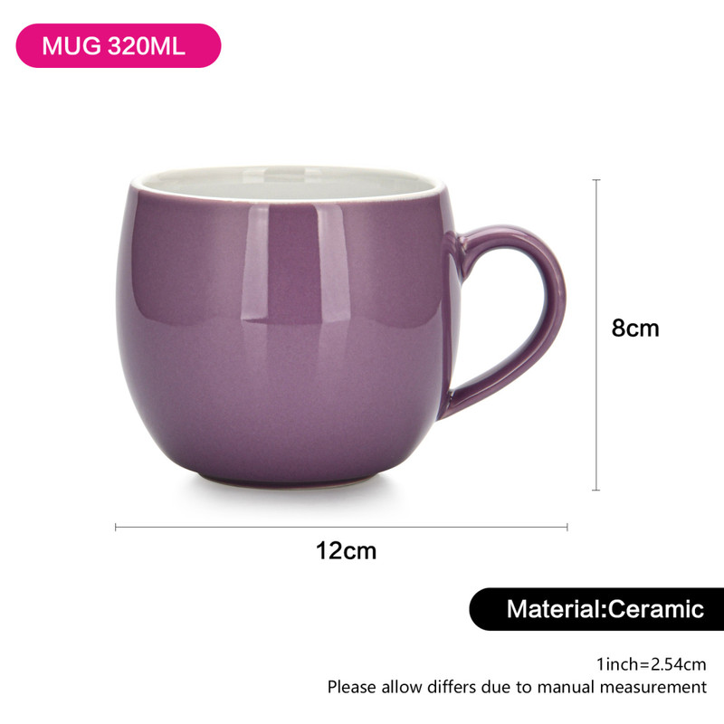 Fissman Mug 320ml Violet (Ceramic)