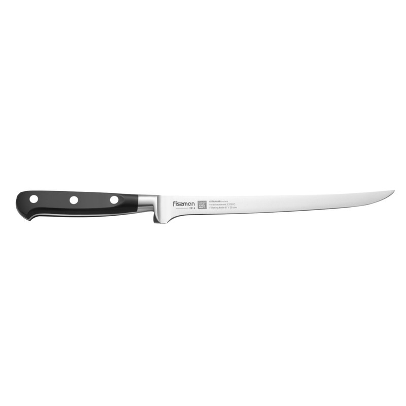 Fissman 8" Filleting Knife Kitakami (X50crmov15 Steel)
