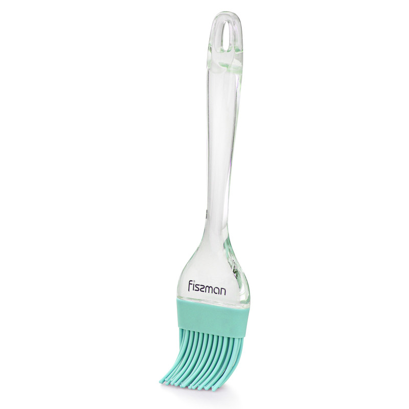 Fissman Brush With Transparent Handle Mint Green 22cm