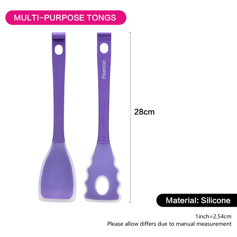 Fissman Multi-Purpose Tongs 28cm (Nylon + Silicone)