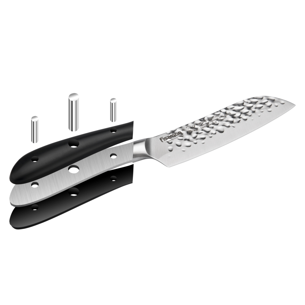 Fissman 5" Santoku Knife Hattori Hammered (420j2 Steel)