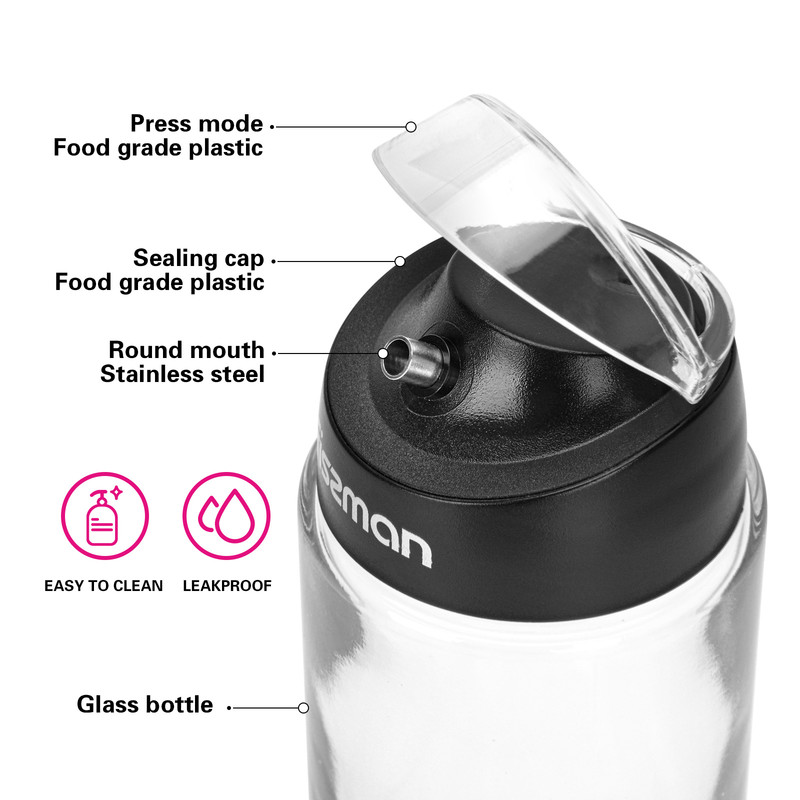 Fissman Oil&Vinegar Bottle Set 2x170ml (Glass)