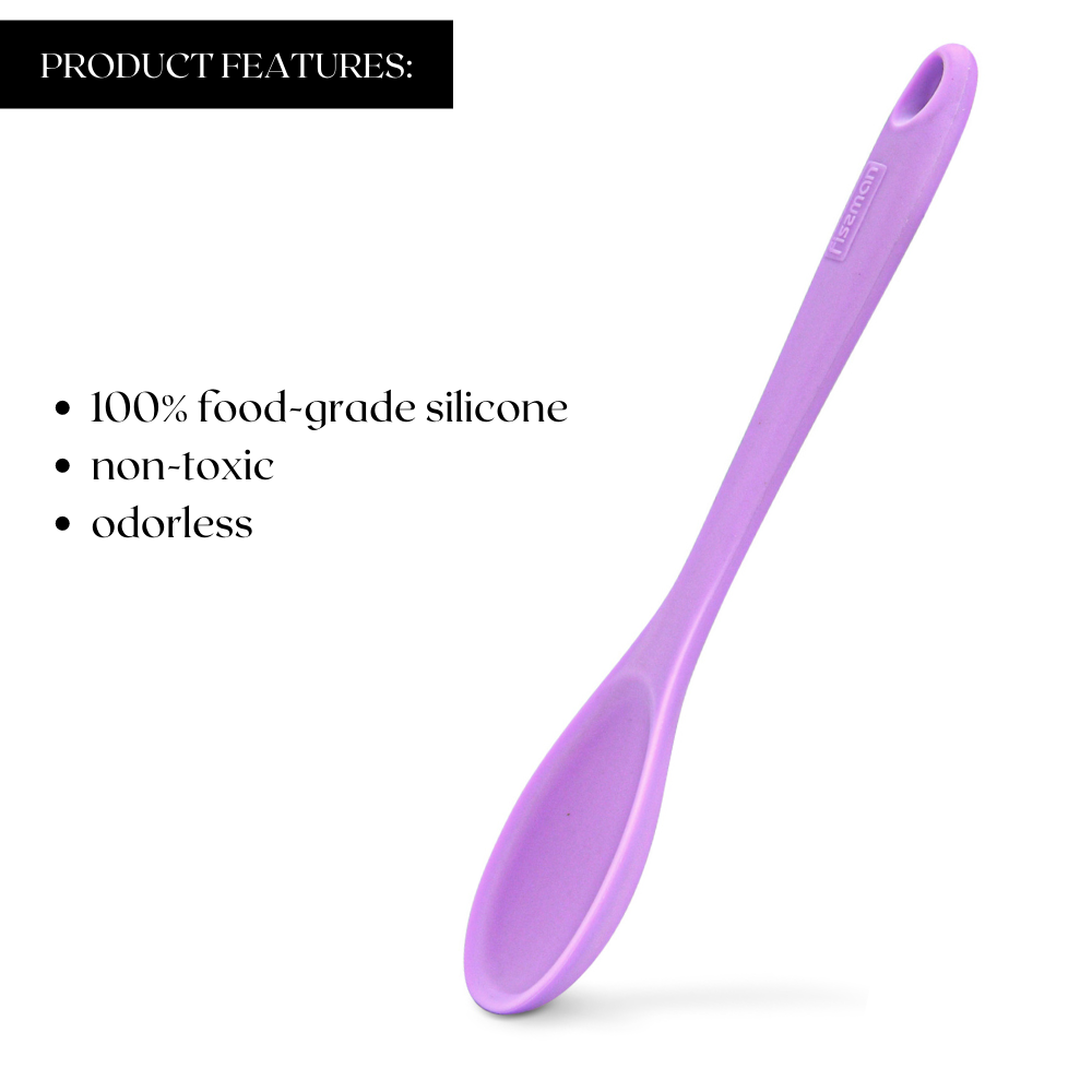 Fissman Iris Series Silicone Serving Spoon Purple 27cm