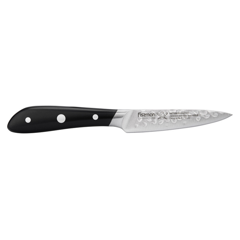 Fissman 4'' Paring Knife Hattori Hammered (420j2 Steel)