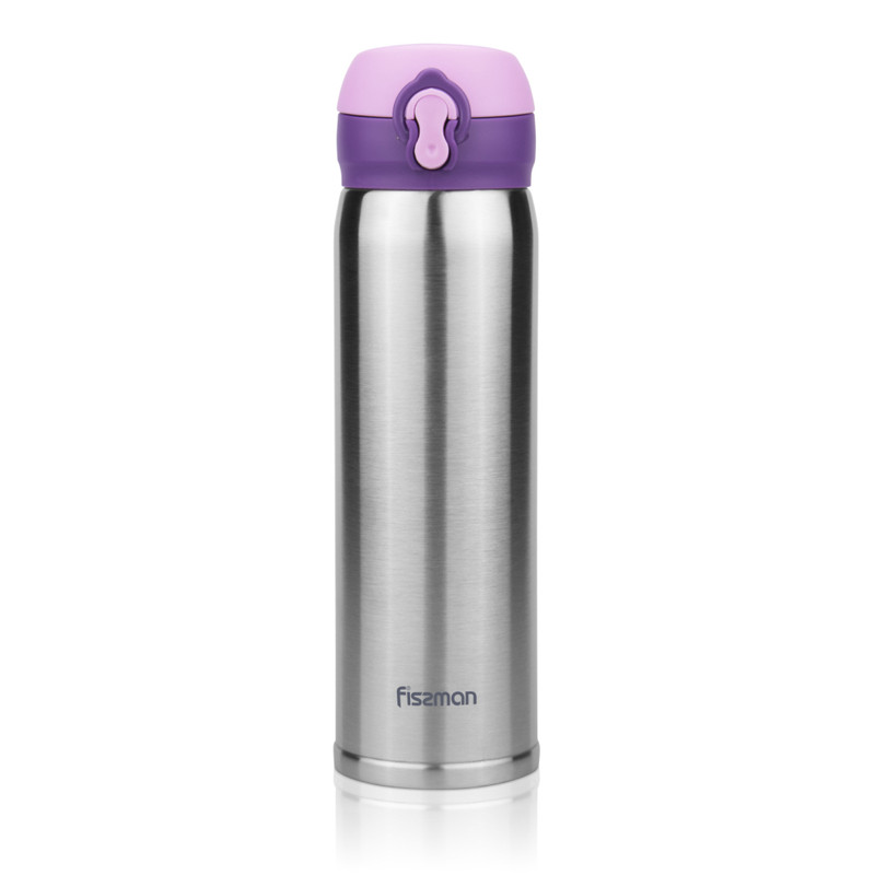 Fissman Double Wall Vacuum Travel Mug 430ml (Stainless Steel)