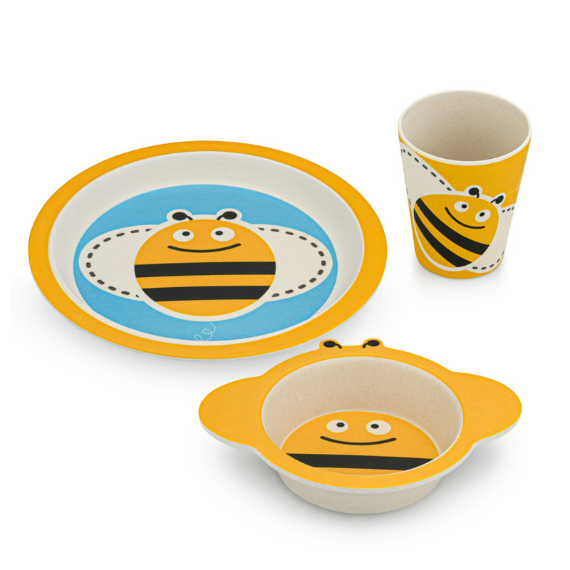 Fissman Dinner Set Bee 3 Pcs (Bamboo Fibre)