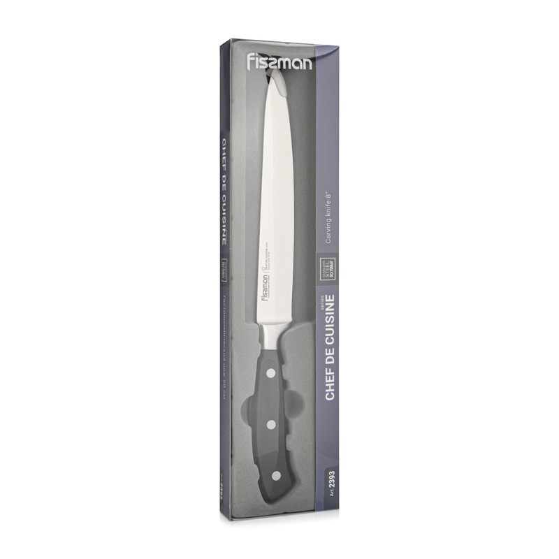 Fissman 8inch Carving Knife Chef De Cuisine (5cr15mov Blade)