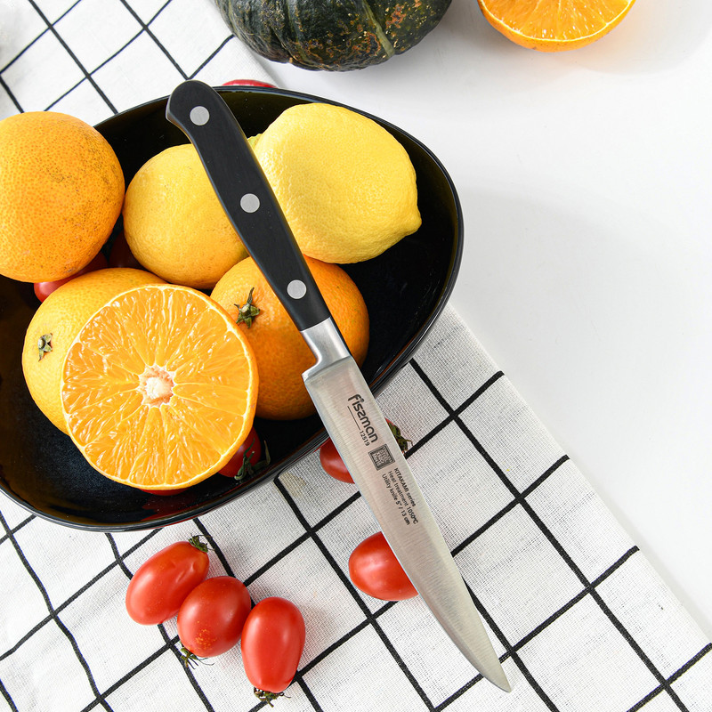 Fissman 5'' Utility Knife Kitakami (X50crmov15 Steel)