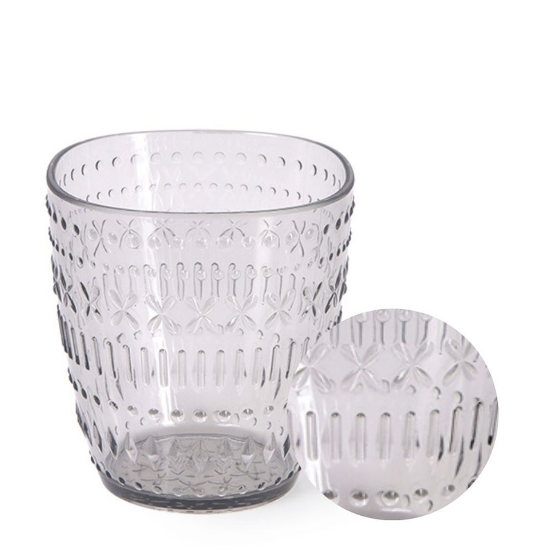 Fissman Drinking Glass – Attractive Tumblers - Unbreakable 350ml (Acrylic)