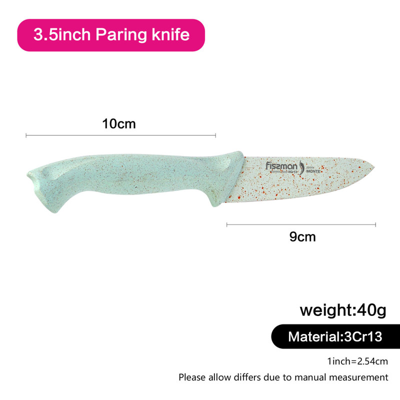 Fissman Paring Knife Monte 9cm (Non-Stick Coated Steel)