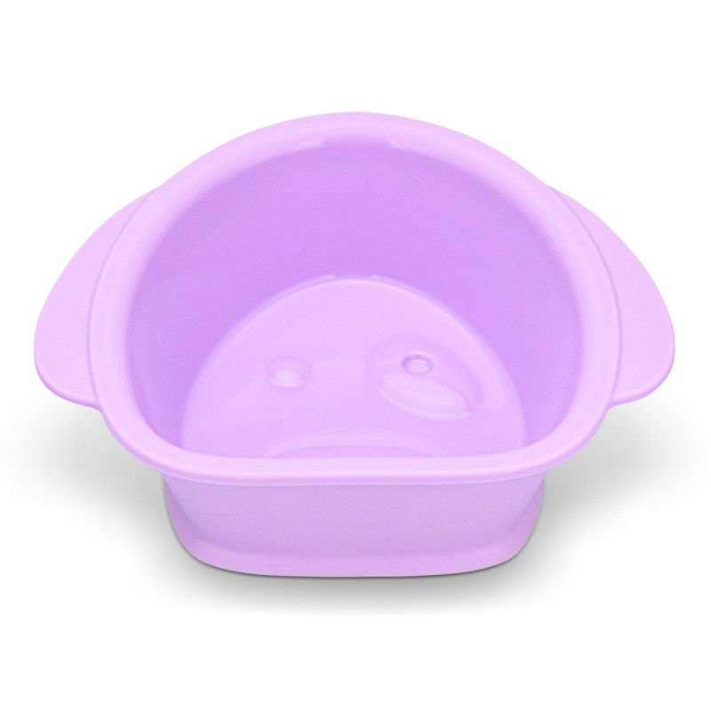 Fissman Silicone Bowl For Kids Puppy Design Purple 390ml