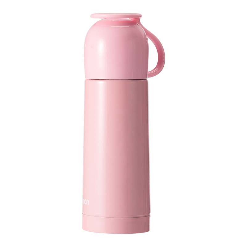 Fissman Double Wall Vacuum Bottle Angel 350ml Pink (Stainless Steel)
