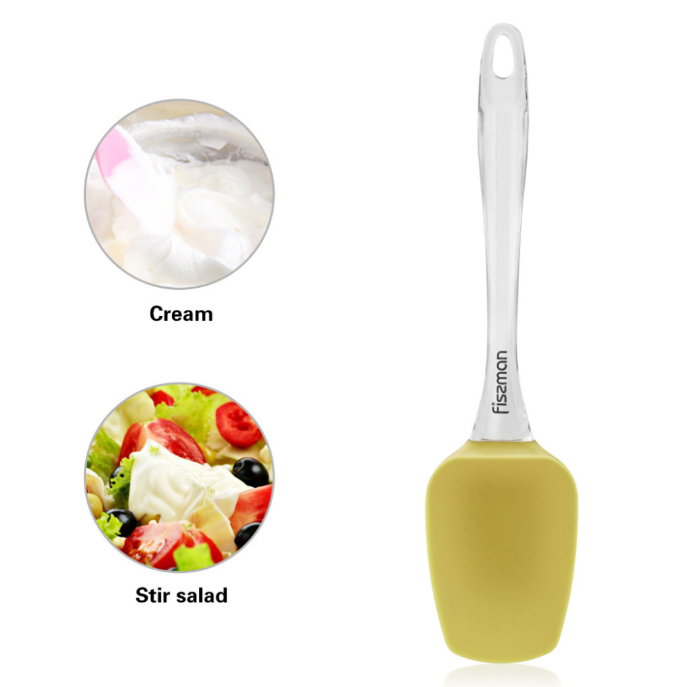 Fissman Spatula With Handle Yellow/Clear 25x8cm