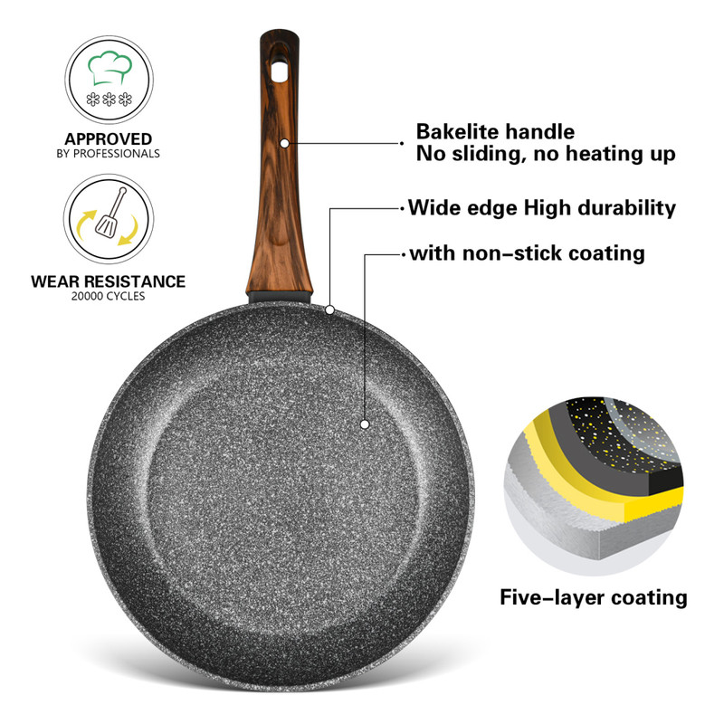 Fissman Frying Pan Capella 26x5.2cm (Aluminum With Non-Stick Coating)