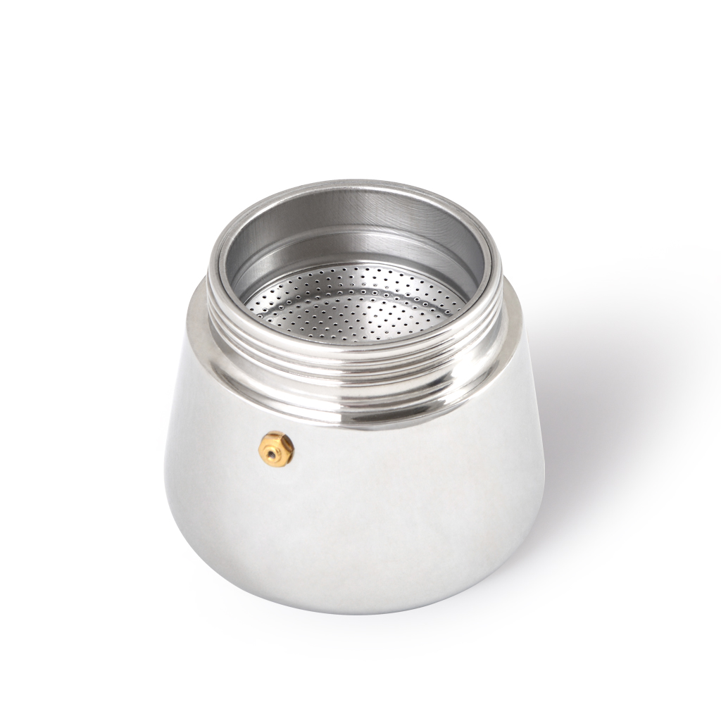 Fissman Stovetop Espresso Maker For 9 Cups/540ml (Stainless Steel)