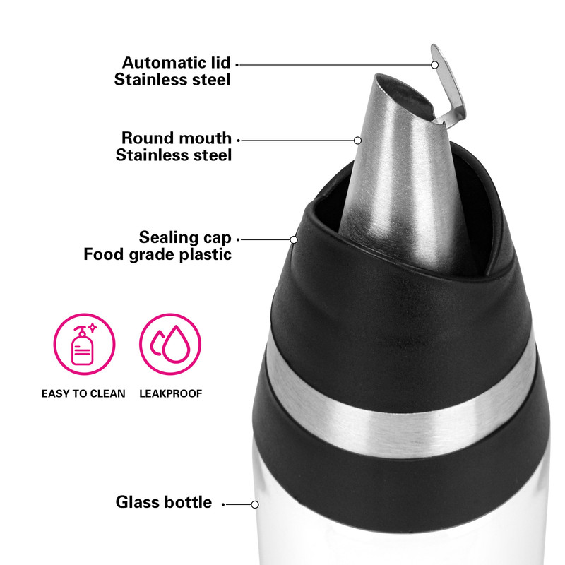 Fissman Oil Or Vinegar Bottle 300ml (Glass)