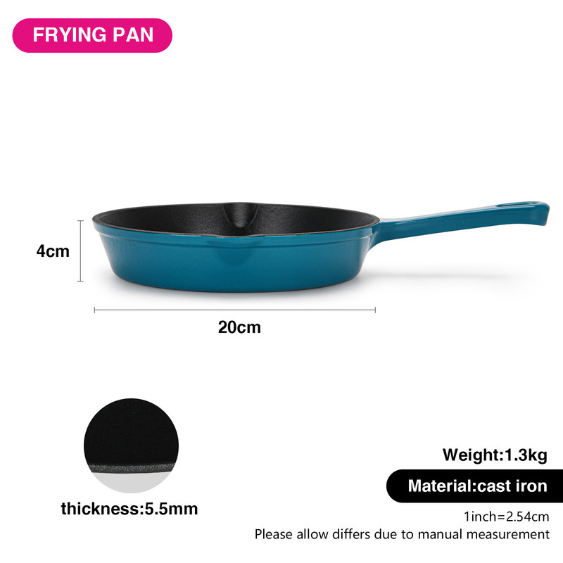 Fissman Frying Pan 20x4.5cm (Enamel Cast Iron)