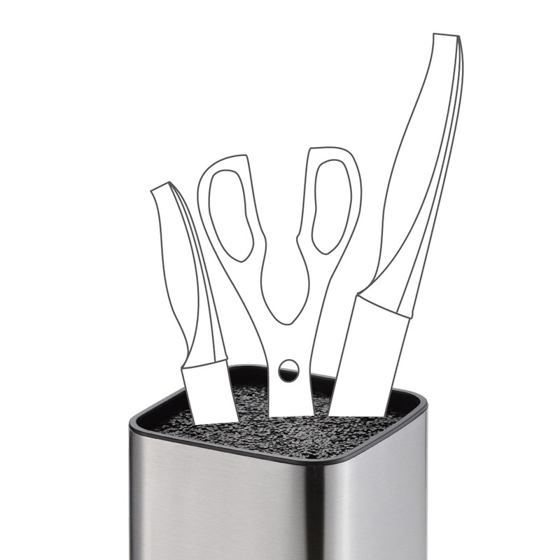 Fissman Kitchen Knife Organizer 9.5x9.5x22.5cm (Stainless Steel)