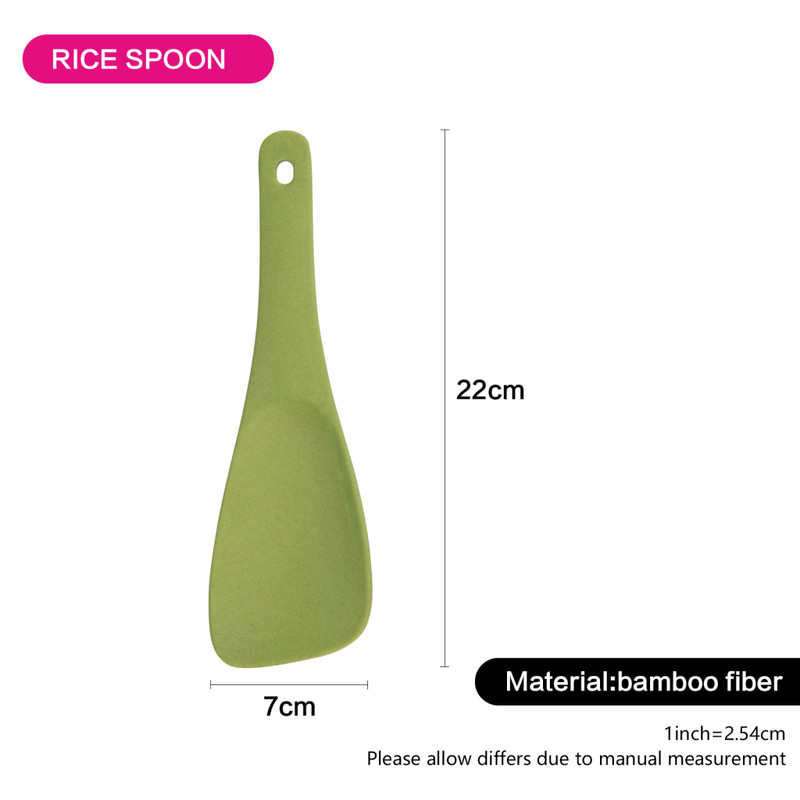 Fissman Rice Spoon. Green (Bamboo Fibre)