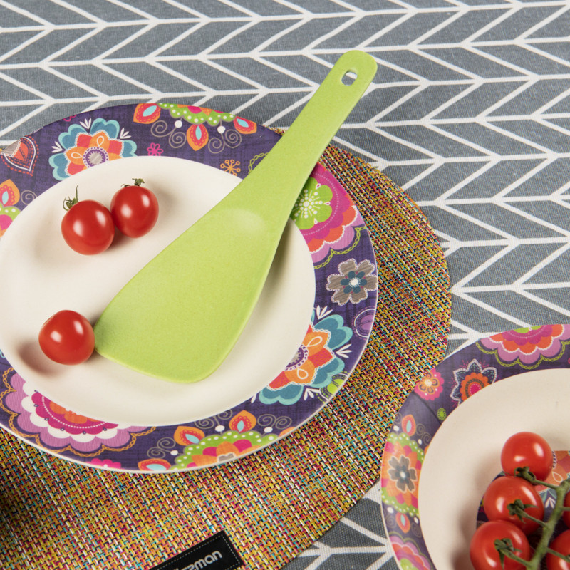 Fissman Rice Spoon. Green (Bamboo Fibre)