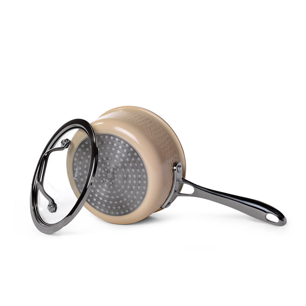 Fissman Saucepan 16x7.5cm/1.4LTR With Glass Lid Brigitte