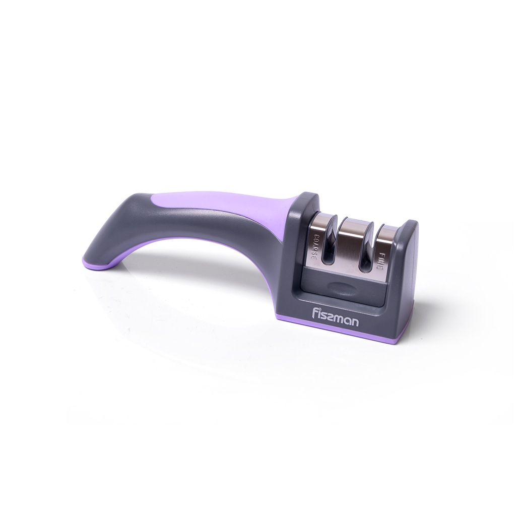 Fissman Sharpener 19x5x6cm Lilac For Two-Step Sharpening (Tungsten Carbide And C