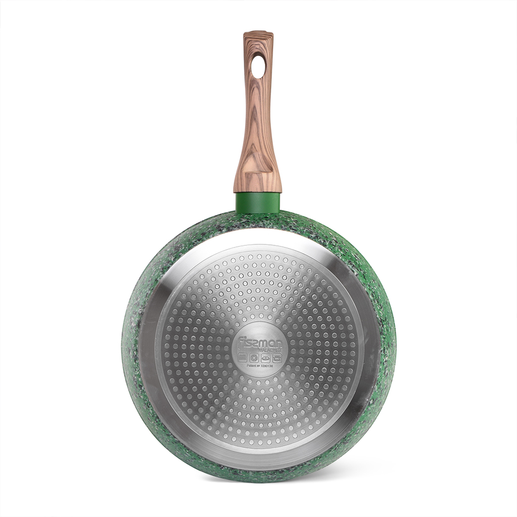 Fissman Deep Frying Pan Malachite 26x6.5cm With Induction Bottom (Aluminium With