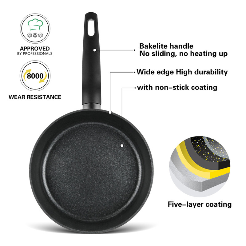 Fissman Deep Frying Pan Lilou 28x8.8cm (Aluminum With Non-Stick Coating)