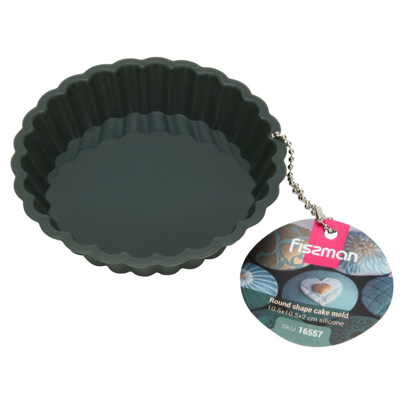 Fissman Round Shape Cake Mold 10.5x10.5x2cm (Silicone)