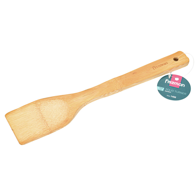 Fissman Bamboo Serving Spoon, Wood Serving Spoon - Heat Resistant 30x6cm