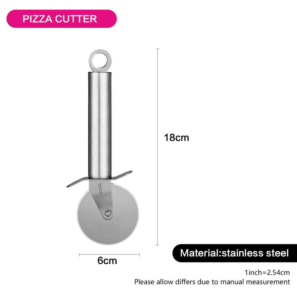 Fissman Pizza Cutter Zonda 18cm (Stainless Steel)